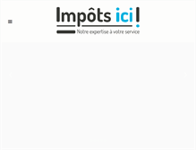 Tablet Screenshot of impots-ici.com